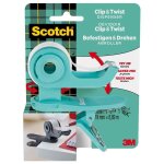 Scotch d�vidoir de ruban adh�sif clip & twist, turquoise