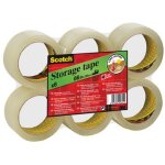 Scotch ruban adhésif d'emballage pour stockage transparent 1 unité(s) Scotch ruban adhésif d'emballage pour stockage transparent 1 unité(s)