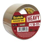 Scotch ruban d'emballage heavy en pp 57 microns - dim : h50 mm x l50 mtres havane bp977