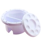 Seau de lavage des brosses, multifonction, pour stylos, avec porte - brosse ? palette artistique, fournitures ...