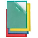 Sei poli 150 color - pochette coin - a4 - rouge ( pack de 25 )