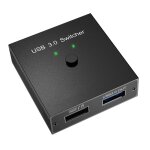 Slecteur de commutateur usb 3. 0 2 en 1, commutateur usb pour ordinateurs, partage clavier souris scanner ...