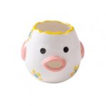 Sparateur d'ufs amusant en forme de poulet, design pratique, forme ovale, en cramique, filtre a protines ...