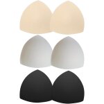 Sept - lot de 3 paires de coussinets de soutien gorge inserts de soutien gorge triangulaires respirants ...