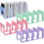 Sept - lot de 4 porte - magazines triangulaires a 9 fentes - en mtal et vinyle - pour bureau, maison ...