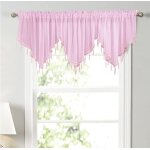 Sept - rideau triangulaire en dentelle - moderne - transparent - avec perles de cristal suspendues - ...