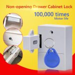 Serrure de porte pour armoire a chaussures t3, invisible, rfid, capteur de carte ic intelligent, serrure ...