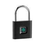 Serrure de porte intelligente biomtrique sans cl, verrou electronique antivol a empreintes digitales ...