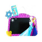 Set ardoise + craies + eponge la reine des neiges frozen disney (anna & elsa) fourniture scolaire fille ...