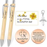 Set cadeau d'encouragement stylo de motivation pendentif ange gardien porte - bonheur feuille de trèfle ... Set cadeau d'encouragement stylo de motivation pendentif ange gardien porte - bonheur feuille de trèfle ...