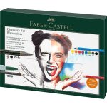 Set dcouverte aquarelle - crayons + feutres + pinceau rservoir - faber - castell - albrecht drer