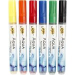 Set de feutres aquarelle - couleurs assorties - 6 pcs