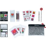 Set de papeterie keith haringinclut:1 stylo bille, 1 crayon de papier, 4 surligneurs, 2 trombones, 3 ...