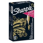 Sharpie lot de 12 marqueurs permanent fine m�tallis�, argent