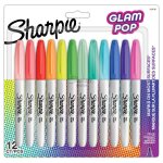 Sharpie 2198780 marqueur 12 pi�ce(s) pointe fine bleu, vert, orange, rose, violet, rouge, jaune