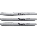 Sharpie lot de 3 marqueurs permanent m�tallis� pointe fine argent