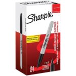 Sharpie fine marqueur 24 pi�ce(s) noir pointe fine