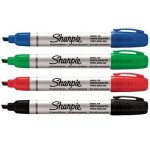 Sharpie marqueur permanent metal small, pointe ogive, noir