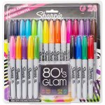 Sharpie s0944841 marqueurs permanents pointe fine, edition limit�e couleurs glam ann�es 1980, pochette ...