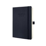 Sigel c1906 conceptum agenda semainier 18 mois 2018 / 2019 couverture souple 13, 5 x 21 cm noir