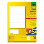 Sigel la132 paquet de 100 feuilles a4 pour 2400 etiquettes universelles pour photocopieur et imprimante ...