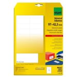 Sigel la140 paquet de 25 feuilles a4 pour 300 etiquettes universelles pour photocopieur et imprimante ...