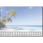 Sigel sous - main bloc papier avec calendrier sur 3 ans, 59, 5 x 41 cm, plage, 30 feuilles