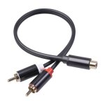 Signal stable en alliage d'aluminium, coque rca femelle a double rca m�le, cordon auxiliaire aux pour ...