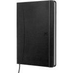 Signature cahier a5 feuilles blanches, couverture extra rigide cousue, 80 feuilles, couleur noire