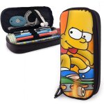 Simpsons bart trousse a crayons en cuir avec fermeture eclair grande capacité organiseur de rangement ... Simpsons bart trousse a crayons en cuir avec fermeture eclair grande capacité organiseur de rangement ...
