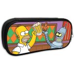 Simpsons trousse de grande capacité avec fermeture eclair durable et pour ranger des fournitures scolaires ... Simpsons trousse de grande capacité avec fermeture eclair durable et pour ranger des fournitures scolaires ...