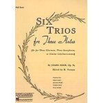 Six trios for three flutes, op. 83 score / recueil
