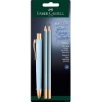 Sky blue kit d'criture avec stylo a bille poly urban ball et 2 crayons urban