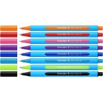 Slider edge (stylo bille, pointe extra large (xb)) bote a crayons 8, couleurs assortis