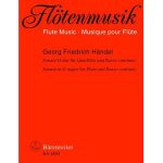 Sonata for flute and basso continuo in g major / book + part[s]