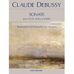Sonate pour flute, alto, et harpe / score + parties