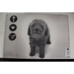 Sous - mains ou set de table 3 d motif chien (1) Sous - mains ou set de table 3 d motif chien (1)