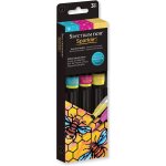 Sparkle water - based fine micro - pigment markers - pack of 3 - includes flexible brush nib - essential ...