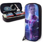 Spiderman trousse a crayons en cuir trousse a crayons sac de papeterie bureau bote de rangement portable ...