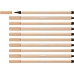 Stabilo lot de 10 stylos feutre de dessin pen 68 pointe 1mm rose nude