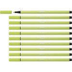 Stabilo lot de 10 stylos feutre pen 68, citron vert
