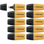 Stabilo lot de 10 surligneurs boss mini pointe biseautée orange Stabilo lot de 10 surligneurs boss mini pointe biseautée orange