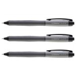 Stabilo lot de 3 stylos roller palette encre gel pointe moyenne noir