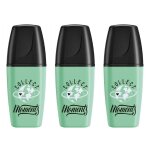 Stabilo lot de 3 surligneurs boss mini pastellove 2. 0 vert menthe