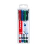 Stabilo lot de 4 feutres a pointe extra - fine bagu�e sensor (import allemagne)
