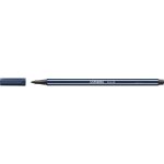 Stabilo lot de 5 feutres de dessin pen 68 pte ogive moyenne 1 mm gris de payne