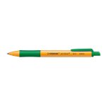 Stabilo lot de 5 stylos bille rtractable pointball trac 0, 5 mm vert
