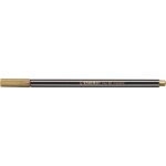 Stabilo lot de 5 stylos feutre pen 68 metallic, or