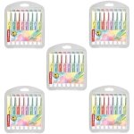 Stabilo lot de 5 surligneurs swing cool pastel ? bleu nuageux, touche de turquoise, touche de menthe, ...