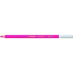 Stabilo lot de 6 crayons de couleur fusain pastel carbothello magenta